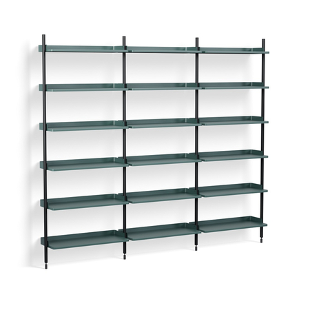 HAY Regalsystem Combination 103 - 3 Coloumn Pier von Hay PS Blue , Black
