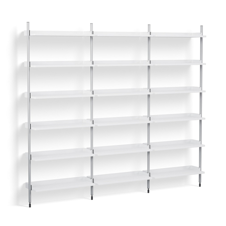 HAY Regalsystem Combination 103 - 3 Coloumn Pier von Hay PS White , Clear