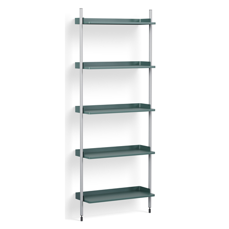 HAY Regalsystem Combination 111 - 1 Coloumn Pier von Hay PS Blue , Clear