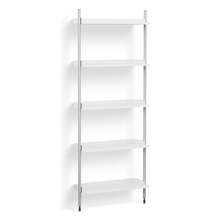 HAY Regalsystem Combination 111 - 1 Coloumn Pier von Hay PS White , Clear