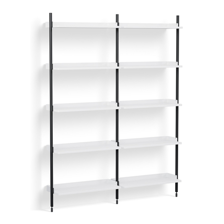 HAY Regalsystem Combination 112 - 2 Coloumn Pier von Hay PS White , Black