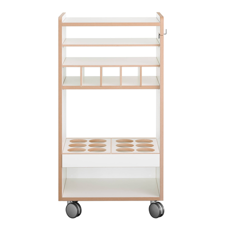 Tojo Rollcontainer Fahrbar von Tojo Mobile with horizontal bottle insert
