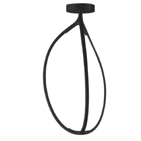 Artemide Deckenleuchte Arrival C von Artemide Black, H: 70 cm