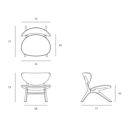 Loungesessel Eye von Ethnicraft