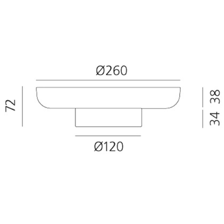 Artemide Tischleuchte Tragbar Bonta Base Piatto von Artemide