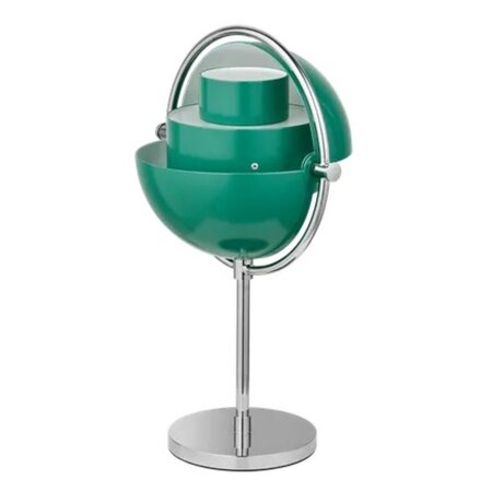 Gubi Multi-Lite Portable Chrome / Teale Green