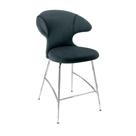 Umage Tresenhocker Time Flies von Umage Quantum Blue, Chrome
