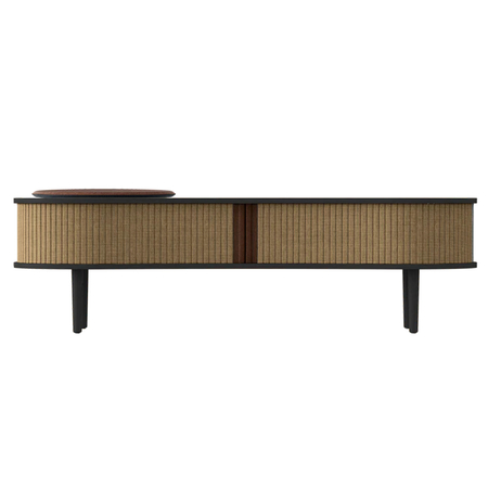 Umage TV Bank Audacious von Umage Sugar brown,  Black oak