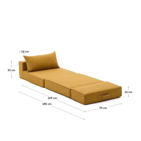 Kave Home Schlafsofa Arty von Kave Home Mustard yellow