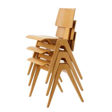 &Tradition Daystak Side Chair RD1 Beech