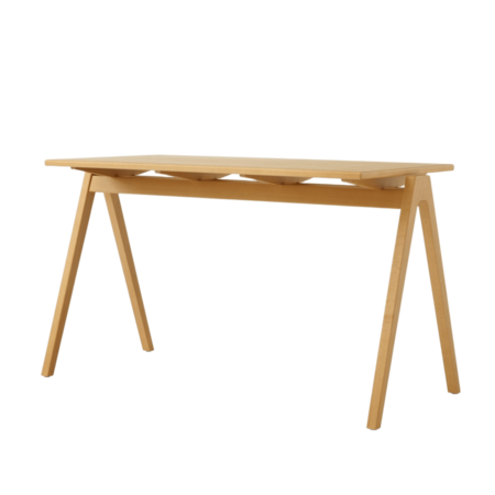 &Tradition Daystak Table RD2 W: 122 cm / D: 61 cm, Honey stained beech