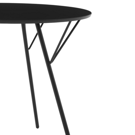 &Tradition RFH Terrace Table RD5 & RD6 Black, Ø: 97 cm