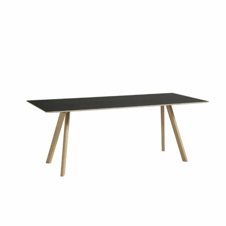 HAY Tisch CPH 30 Monochrom von Hay W: 90 cm / L: 250 cm , Walnut lacquered