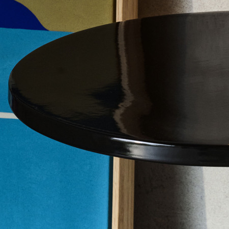 HAY Couchtisch Pyro Coffee Table von HAY Black Powder-coated / Black ceramic