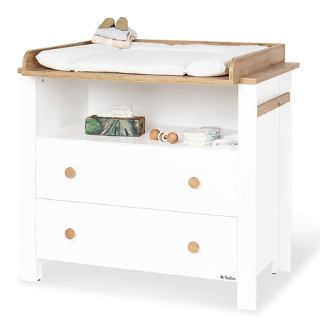 Pinolino Wickelkommode Lova breit Von Pinolino  White