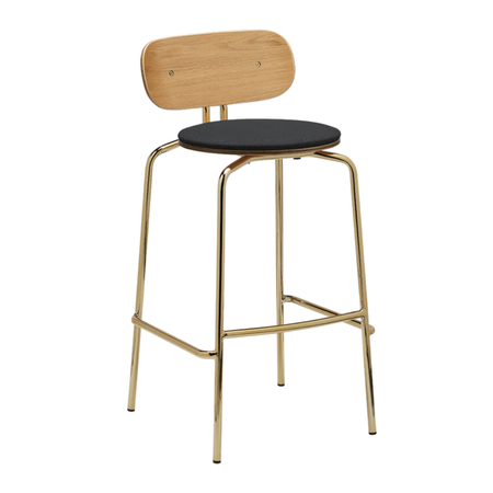 Umage Barhocker Curious Bar Stool Von Umage Shadow, Brass