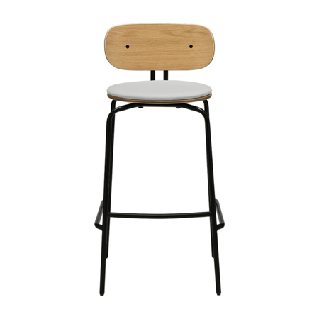 Umage Barhocker Curious Bar Stool Von Umage Sterling, Black -2