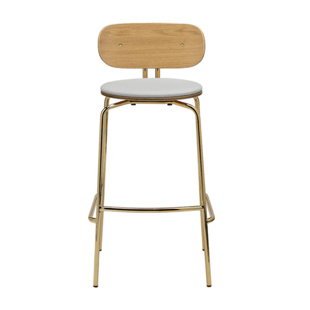 Umage Barhocker Curious Bar Stool Von Umage Sterling, Brass-1