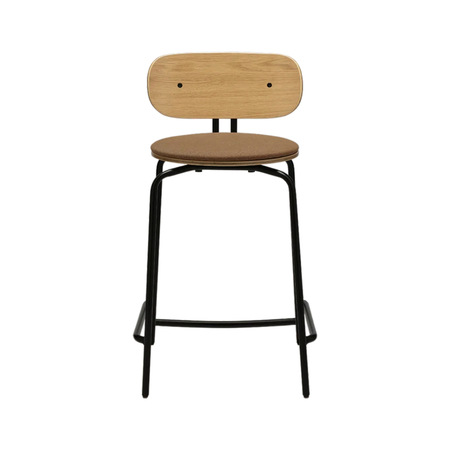Umage Tresenhocker Curious Counter Stool Von Umage  Sugar brown, Black -1