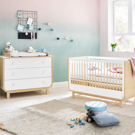 Pinolino Kinderzimmer - Set 2-tlg. Round Von Pinolino  White / maple