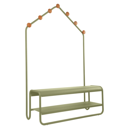 Fermob Garderoben-bank FUNAMBULE von Fermob Lime green 65