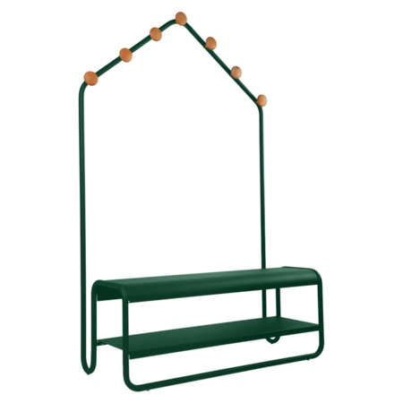 Fermob Garderoben-bank FUNAMBULE von Fermob Cedar green 02