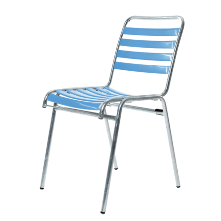 Manufakt Garrtenstuhl Modell Lugano von Bättig Light blue