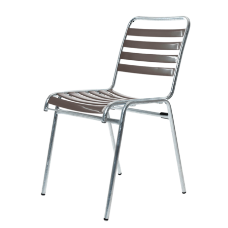 Manufakt Garrtenstuhl Modell Lugano von Bättig Mud gray