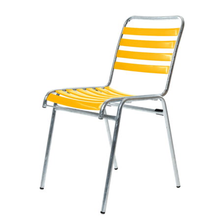 Manufakt Garrtenstuhl Modell Lugano von Bättig Lemon yellow