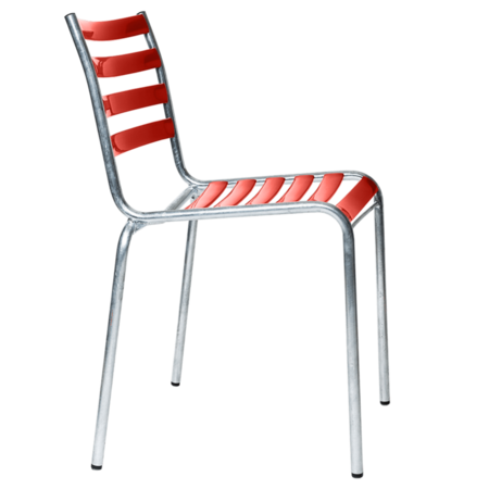 Manufakt Gartenstuhl 710 von Bättig Red RAL 3000