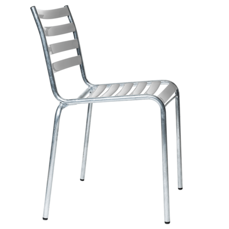Manufakt Gartenstuhl 710 von Bättig Signal gray RAL 7004