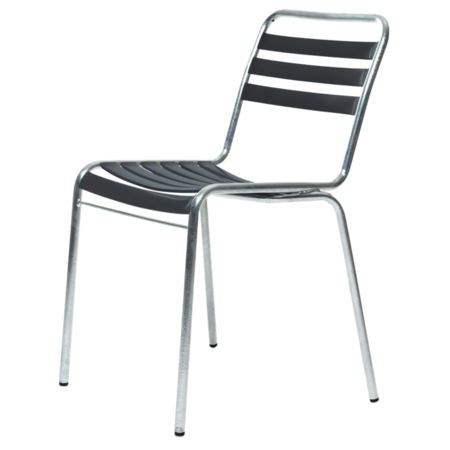 Manufakt Gartenstuhl Modell 111 von Bättig Anthracite gray RAL 7016