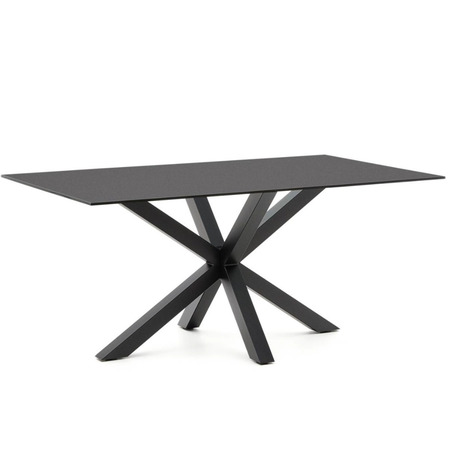 Kave Home Tisch Argo von Kave Home  Black, Glass