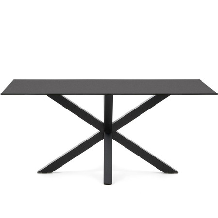 Kave Home Tisch Argo von Kave Home  Black, Glass