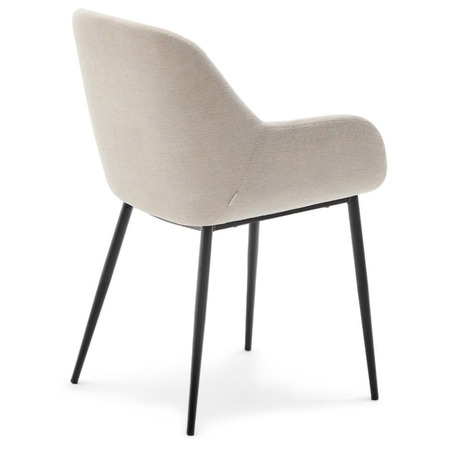 Kave Home Stühle Konna von Kave Home im 4er Set Black