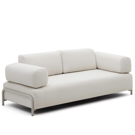 Kave Home 3-Sitzer-Sofa Compo - Chenille von Kave Home  Beige