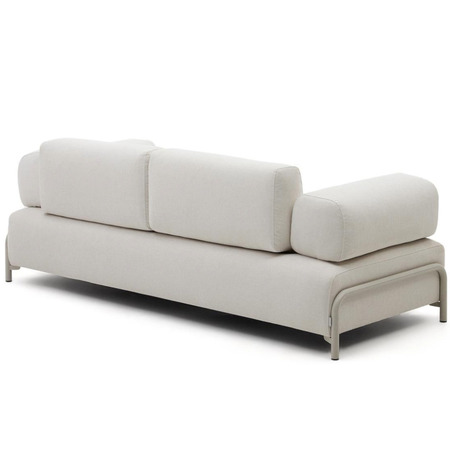 Kave Home 3-Sitzer-Sofa Compo - Chenille von Kave Home  Beige