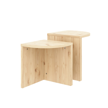 Karup Design Beistelltisch COMBINE SIDE TABLES SET von Karup Design 101 Clear lacquered-1