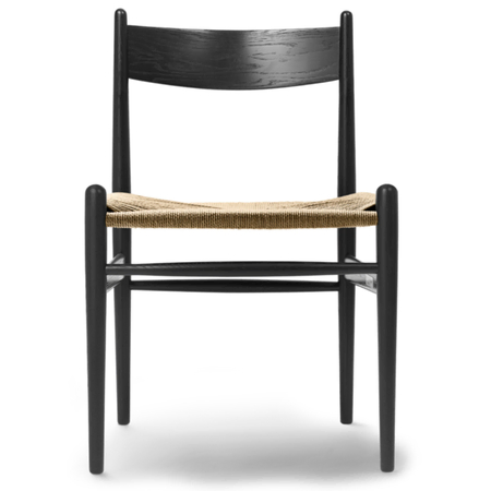 Carl Hansen & Søn CH36 Soft Colours Beech Soft Natural White, Paper Cord Black-2