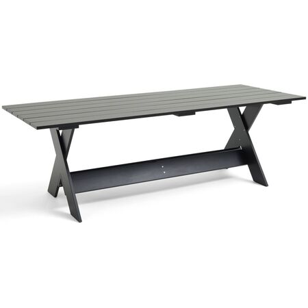 HAY Gartentisch Crate Dining von Hay Black, L: 230 cm
