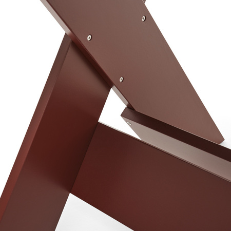 HAY Gartentisch Crate Dining von Hay Iron Red