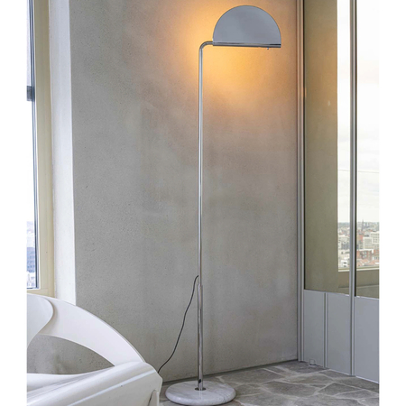 DCWeditions Mezzaluna F Stehleuchte von DCW Chrome-1