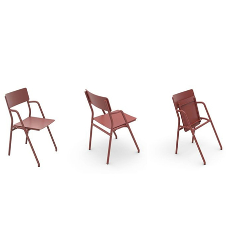 Weltevree Gartenstuhl Flip-Up von Weltevree Oxide red-1