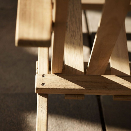 Carl Hansen & Søn Liegestuhl 'BM5568' Teak unbehandelt