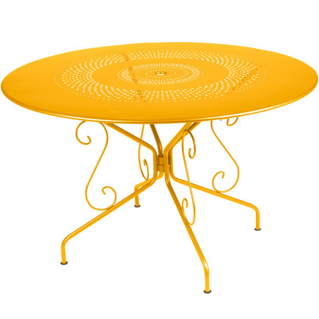 Fermob Tisch Montmartre von Fermob Honey C6, Ø: 117 cm 