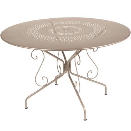 Fermob Tisch Montmartre von Fermob Nutmeg 14, Ø: 117 cm 