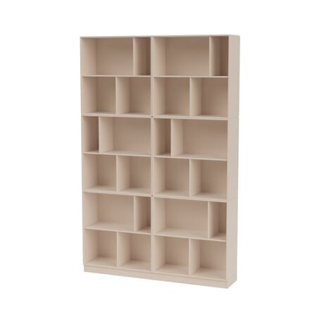 Montana Read Spacious Bookshelf Clay 168, Base H: 7 cm 