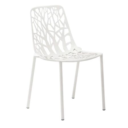Fast Forest Stuhl von Fast White , Legs covered with aluminum