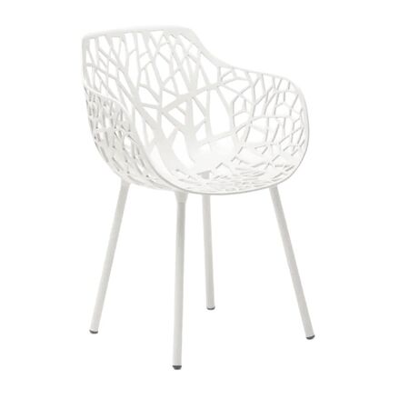 Fast Forest Armlehnstuhl von Fast White , Legs covered with aluminum