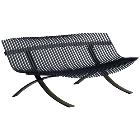 Fermob Bank Charivari von Fermob Anthracite 47